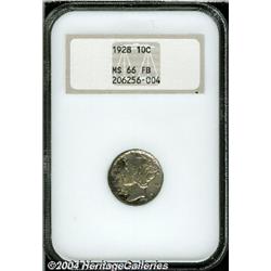 1928[10C] MS66 Full Bands NGC.