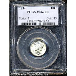 1934[10C] MS67 Full Bands PCGS.