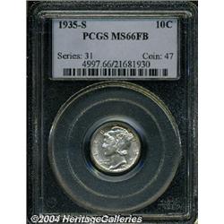 1935-S[10C] MS66 Full Bands PCGS.