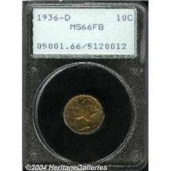 1936-D[10C] MS66 Full Bands PCGS.