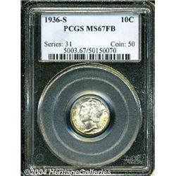 1936-S[10C] MS67 Full Bands PCGS.