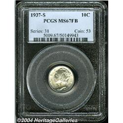 1937-S[10C] MS67 Full Bands PCGS.