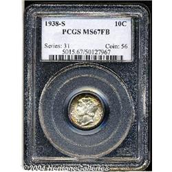 1938-S[10C] MS67 Full Bands PCGS.