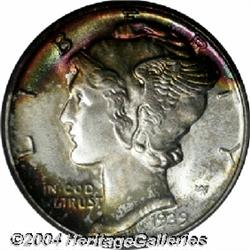 1939-D[10C] MS68 Full Bands PCGS.