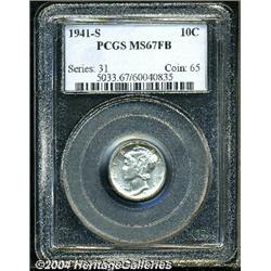 1941-S[10C] MS67 Full Bands PCGS.