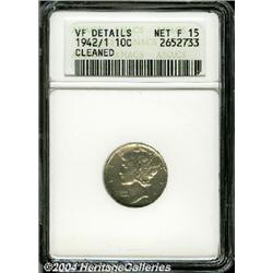 1942/1[10C]--Cleaned--ANACS. VF Details, Net Fine 15.