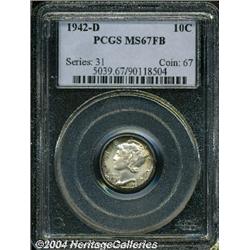 1942-D[10C] MS67 Full Bands PCGS.