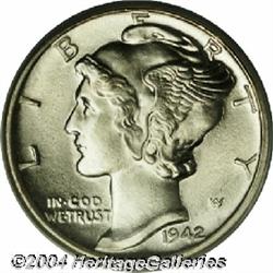 1942-D[10C] MS68 Full Bands PCGS.