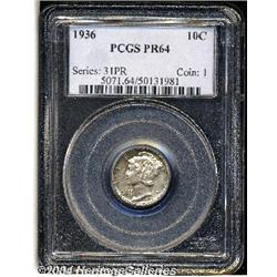 1936[10C] PR64 PCGS.