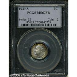 1949-S[10C] MS67 Full Bands PCGS.