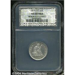 1875-CC[20C] AU Details, Improperly Cleaned, NCS.
