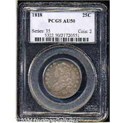 1818[25C] AU50 PCGS.