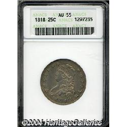 1818[25C] AU55 ANACS.