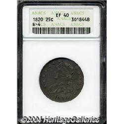 1820[25C] Small 0 XF40 ANACS.