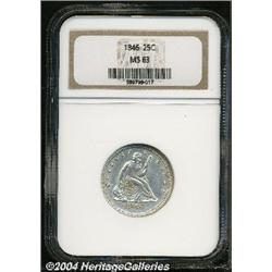 1846[25C] MS63 NGC.