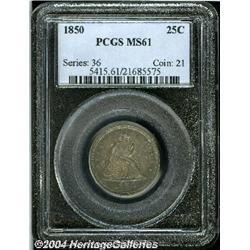 1850[25C] MS61 PCGS.