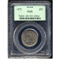 1875[25C] MS65 PCGS.