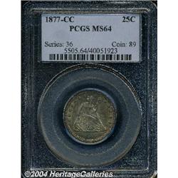 1877-CC[25C] MS64 PCGS.