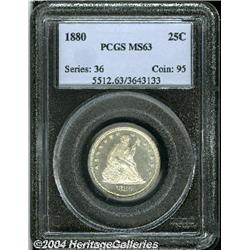 1880[25C] MS63 PCGS.