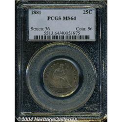 1881[25C] MS64 PCGS.