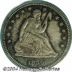 1859[25C] PR64 PCGS.