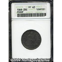 1860[25C] PR63 ANACS.