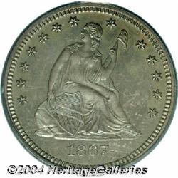 1867[25C] PR66 PCGS.