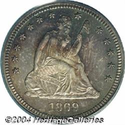 1869[25C] PR66 Cameo PCGS.