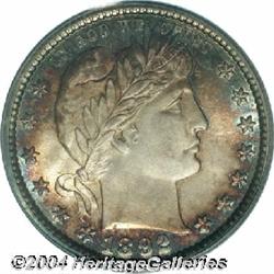 1892[25C] MS66 PCGS.