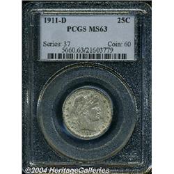 1911-D[25C] MS63 PCGS.