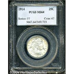 1914[25C] MS64 PCGS.