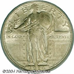 1916[25C] AU55 PCGS.