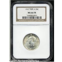 1917[25C] Type One MS66 Full Head NGC.