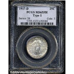 1917-D[25C] Type One MS65 Full Head PCGS.