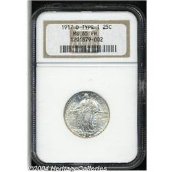 1917-D[25C] Type One MS65 Full Head NGC.