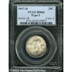 1917-D[25C] Type Two MS66 PCGS.