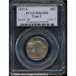 1917-S[25C] Type Two MS63 Full Head PCGS.