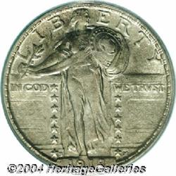 1918/7-S[25C] AU55 Full Head PCGS.