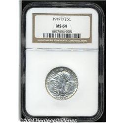 1919-D[25C] MS64 NGC.