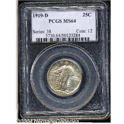 1919-D[25C] MS64 PCGS.