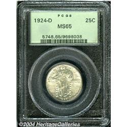 1924-D[25C] MS65 PCGS.
