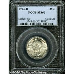1924-D[25C] MS66 PCGS.