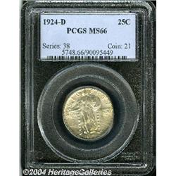 1924-D[25C] MS66 PCGS.