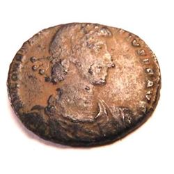 Bronze Coin of Constantius II (337-361 A.D.)