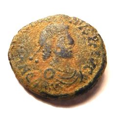 Bronze Coin of Gratian: 367-383 A.D.