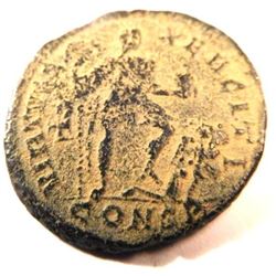 Bronze Coin of Constantius Valentinian (364-375 A.D.)