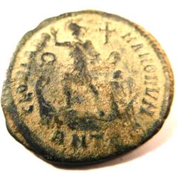 Bronze Coin of Theodosius I (379-395 A.D.)