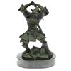 Image 1 : SAMURAI WARRIOR GENUINE HOTCAST PURE BRONZE STATUE ART