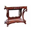 Image 1 : Empire Mahogany Marbletop Console Table