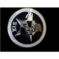 RARE 1920's Durant Motors Star Six Car Badge